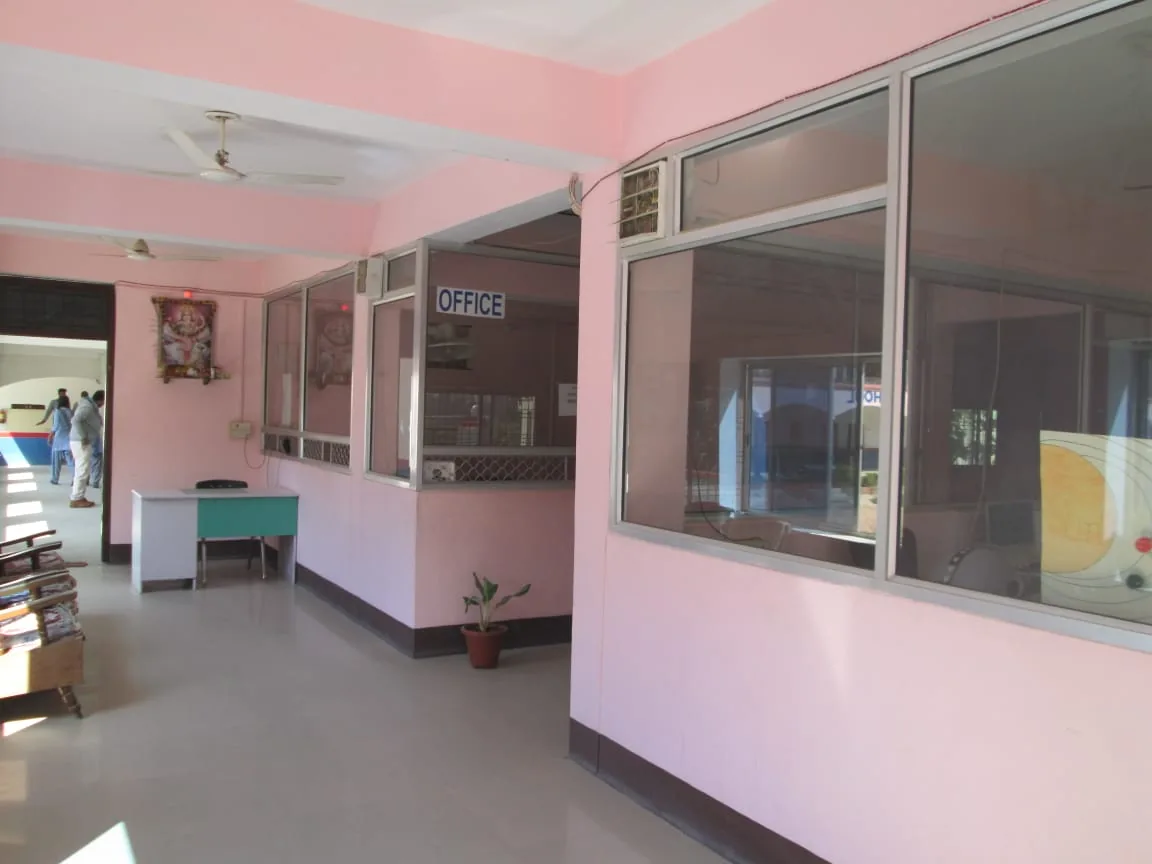 School office and reception corridor
